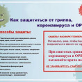 Профилактика ОРВИ, гриппа и новой короновирусной инфекции